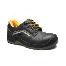 PU injection outsole steel plate short low cut safety shoes